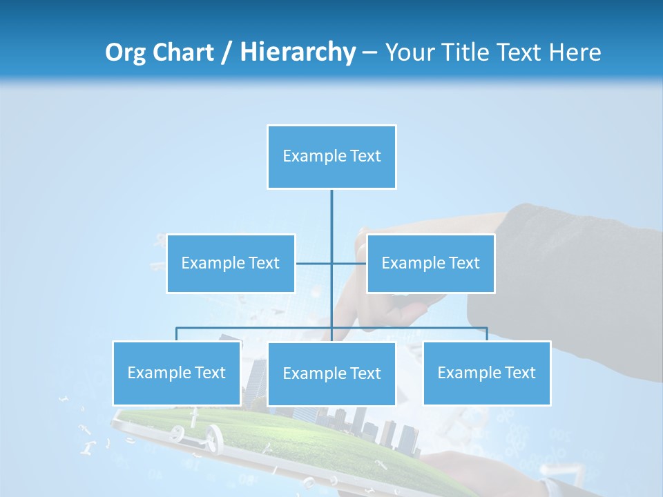 Chip Connection Cyberspace PowerPoint Template