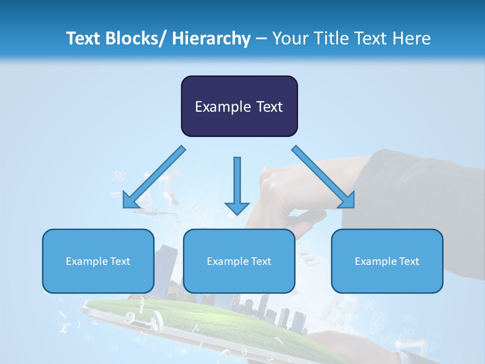 Chip Connection Cyberspace PowerPoint Template