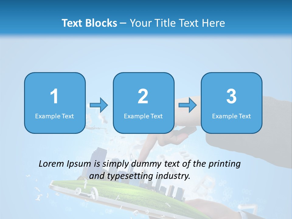 Chip Connection Cyberspace PowerPoint Template
