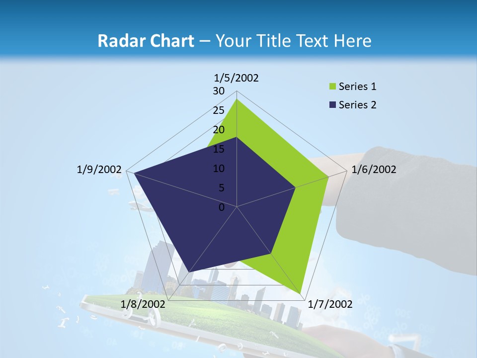 Chip Connection Cyberspace PowerPoint Template