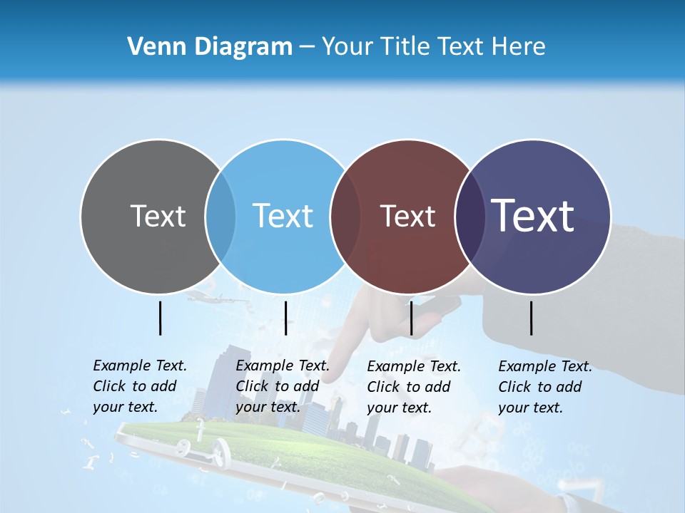 Chip Connection Cyberspace PowerPoint Template