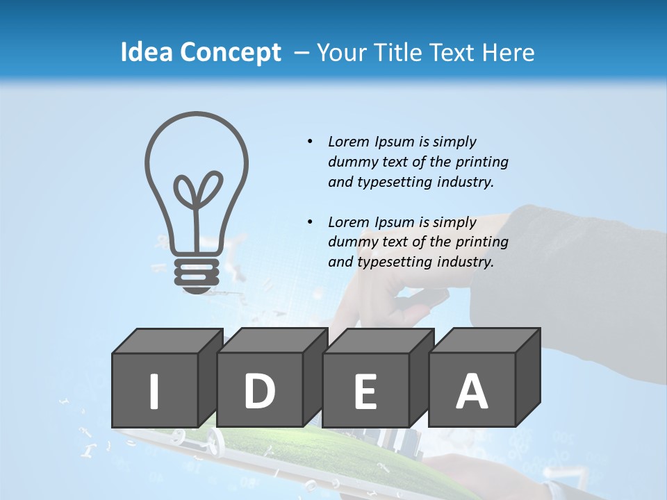 Chip Connection Cyberspace PowerPoint Template