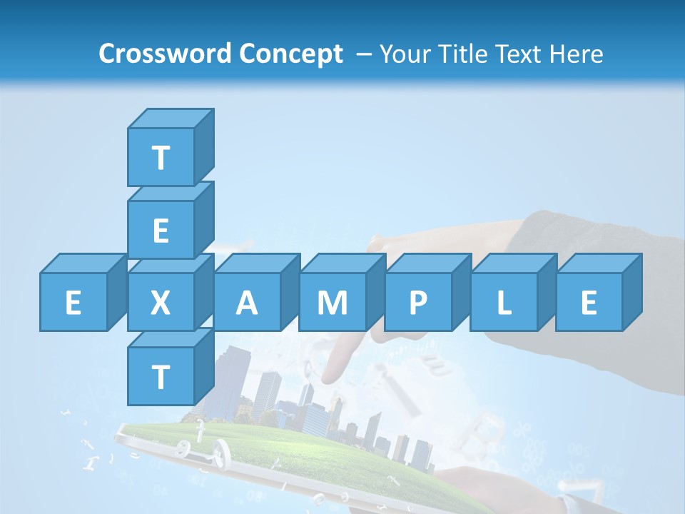 Chip Connection Cyberspace PowerPoint Template