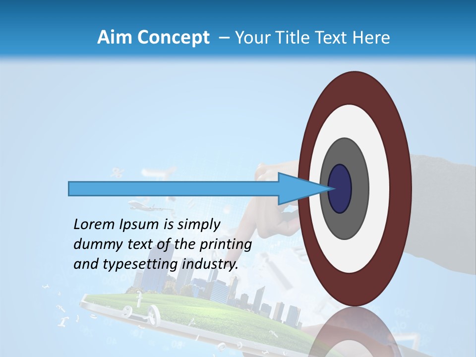 Chip Connection Cyberspace PowerPoint Template