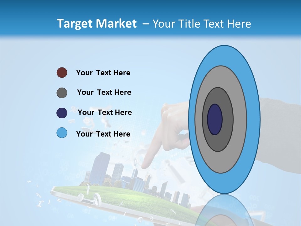 Chip Connection Cyberspace PowerPoint Template