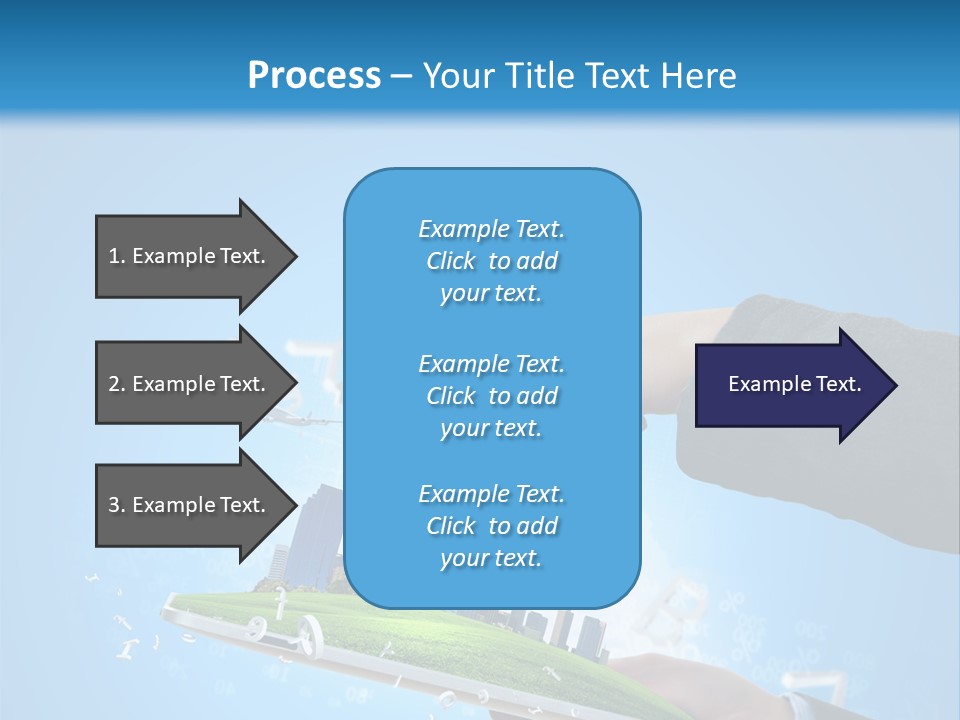 Chip Connection Cyberspace PowerPoint Template