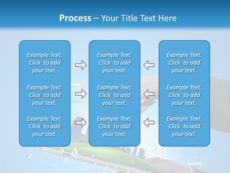 Chip Connection Cyberspace PowerPoint Template