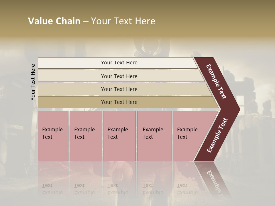 Binoculars Crazy Earthquake PowerPoint Template
