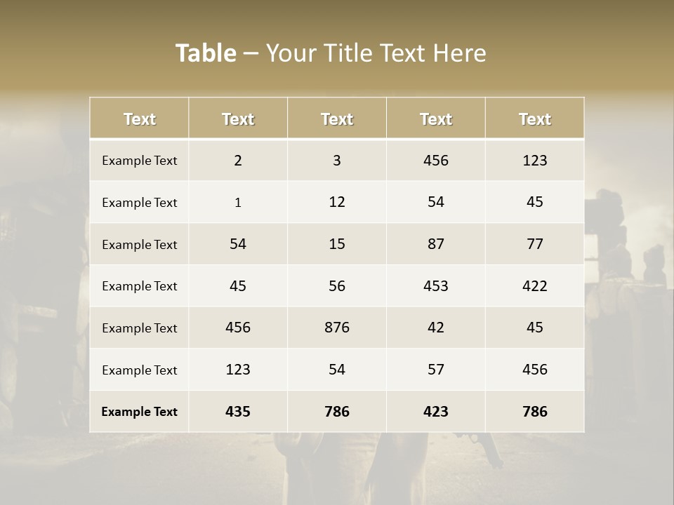 Binoculars Crazy Earthquake PowerPoint Template
