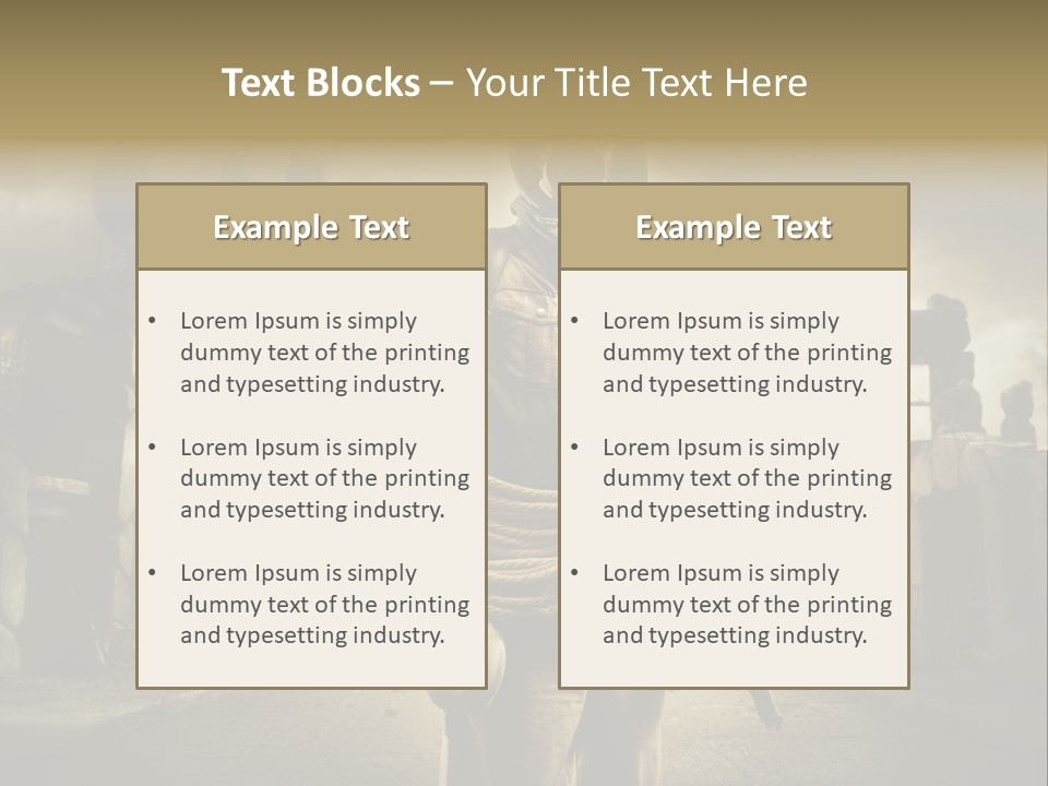 Binoculars Crazy Earthquake PowerPoint Template