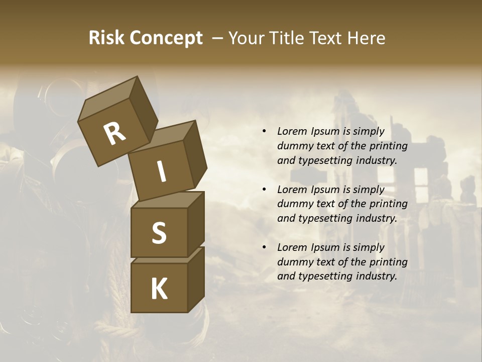 Pollution Urban Dangerous PowerPoint Template