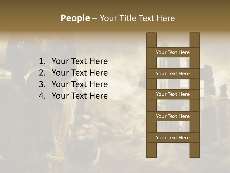 Pollution Urban Dangerous PowerPoint Template