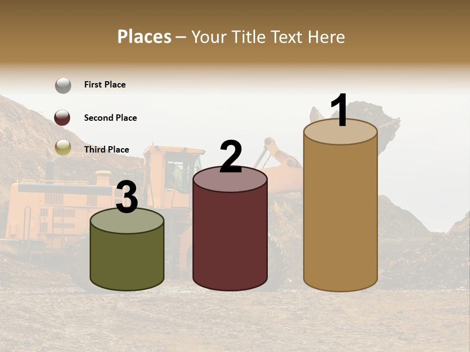 Layer Mountain Extraction PowerPoint Template