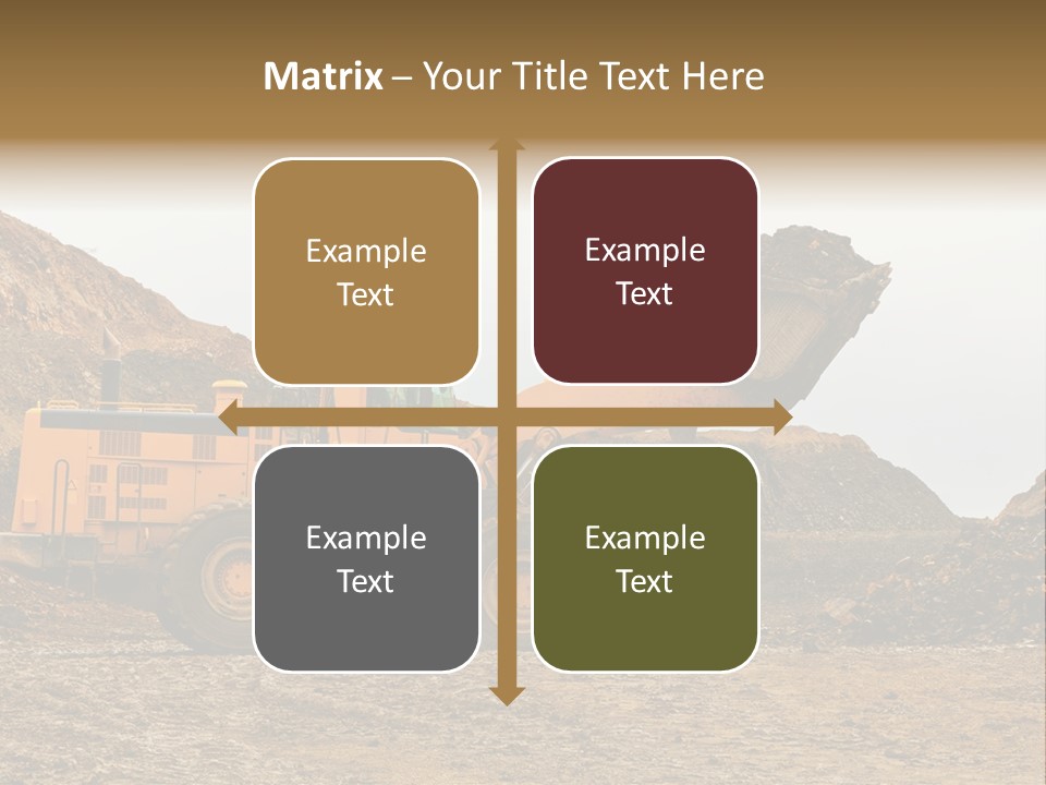 Layer Mountain Extraction PowerPoint Template