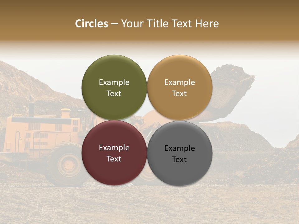 Layer Mountain Extraction PowerPoint Template
