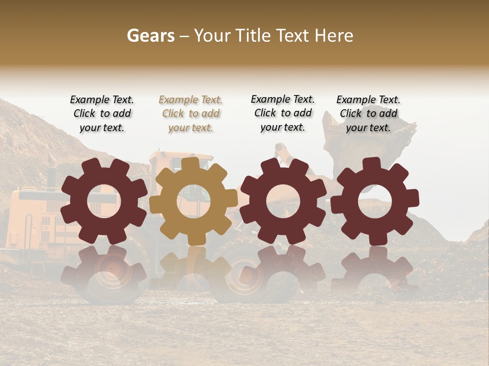 Layer Mountain Extraction PowerPoint Template