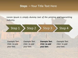 Layer Mountain Extraction PowerPoint Template