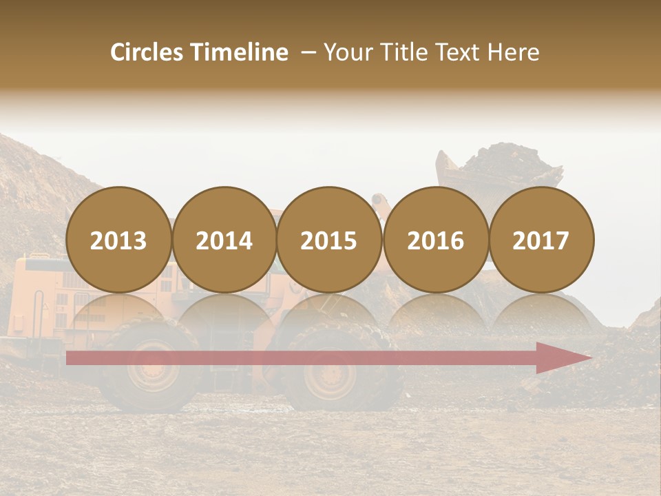 Layer Mountain Extraction PowerPoint Template