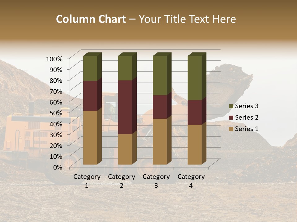 Layer Mountain Extraction PowerPoint Template