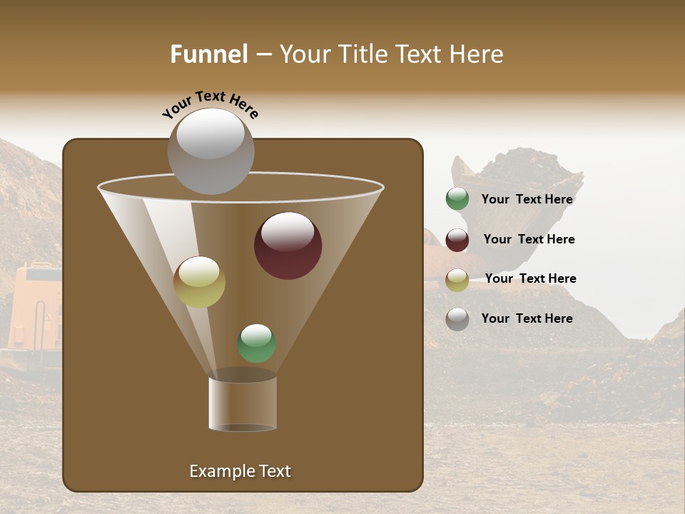 Layer Mountain Extraction PowerPoint Template