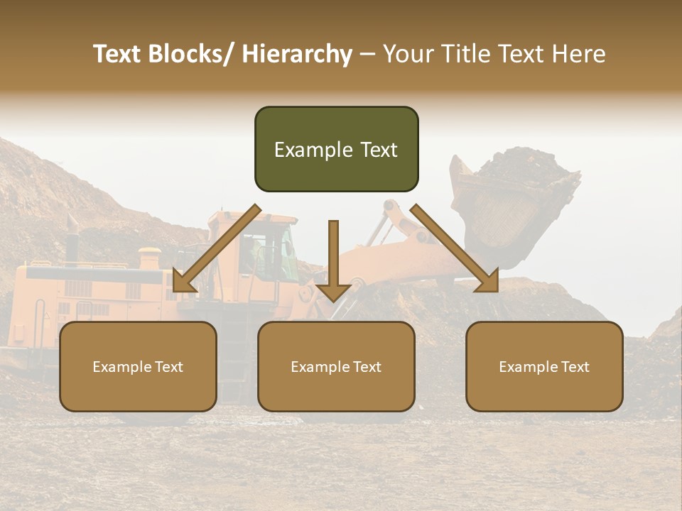 Layer Mountain Extraction PowerPoint Template