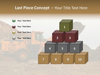 Layer Mountain Extraction PowerPoint Template