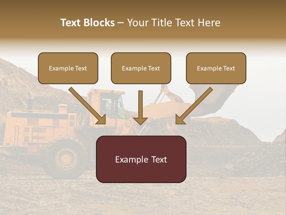 Layer Mountain Extraction PowerPoint Template
