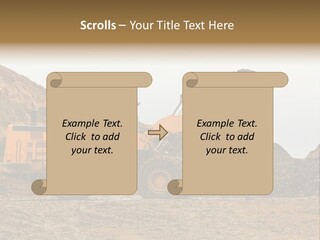 Layer Mountain Extraction PowerPoint Template