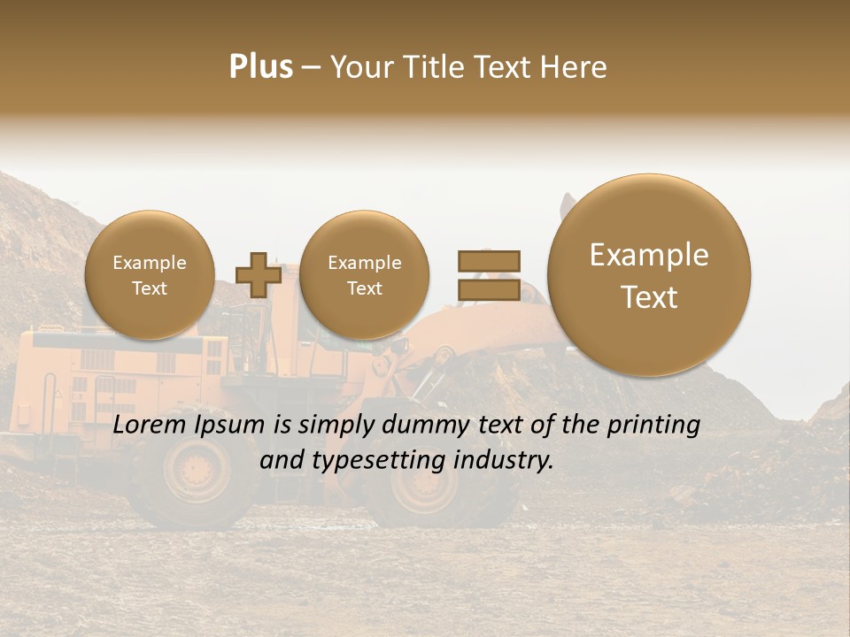 Layer Mountain Extraction PowerPoint Template