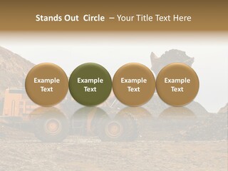 Layer Mountain Extraction PowerPoint Template