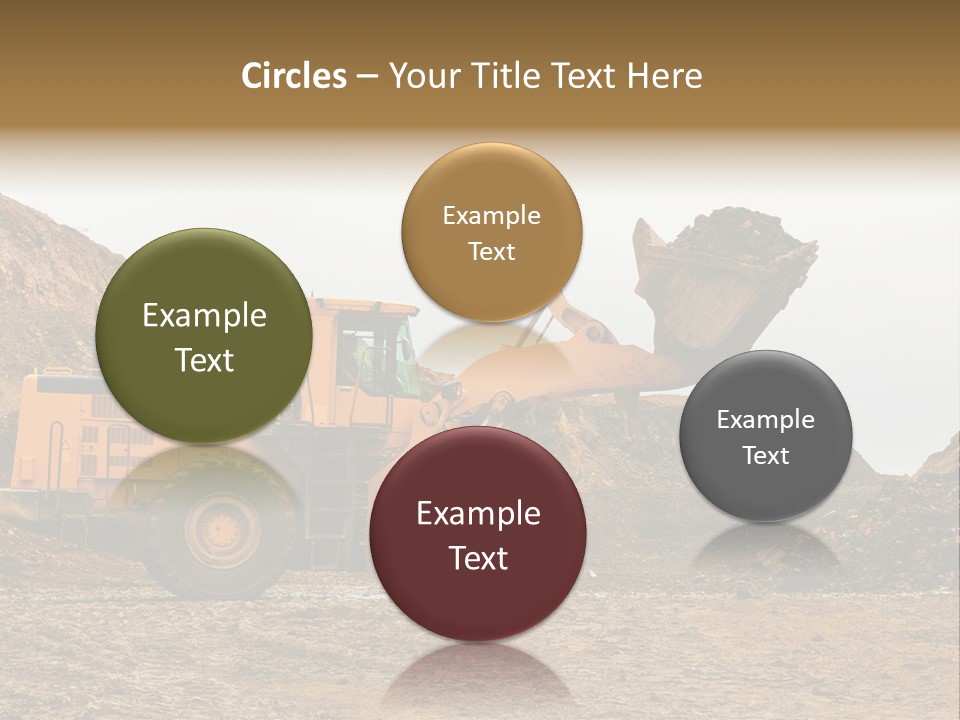 Layer Mountain Extraction PowerPoint Template