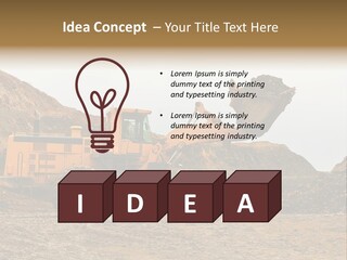 Layer Mountain Extraction PowerPoint Template