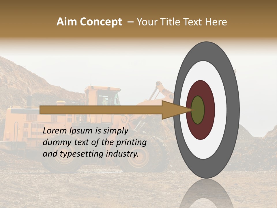 Layer Mountain Extraction PowerPoint Template