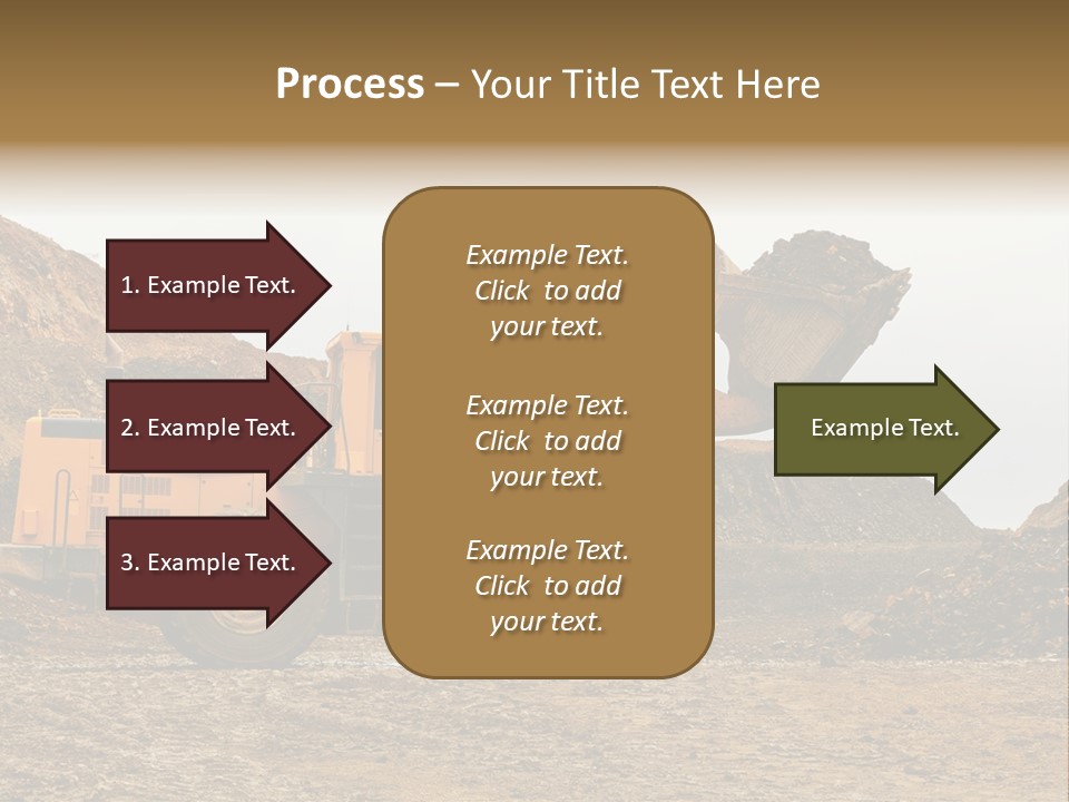 Layer Mountain Extraction PowerPoint Template