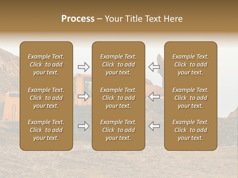 Layer Mountain Extraction PowerPoint Template
