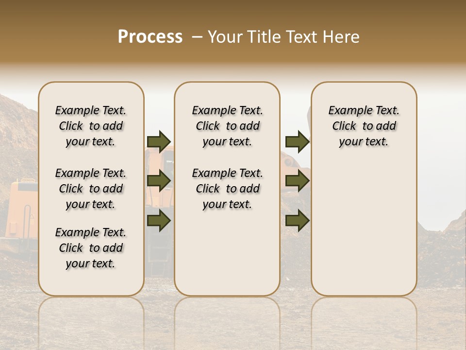 Layer Mountain Extraction PowerPoint Template