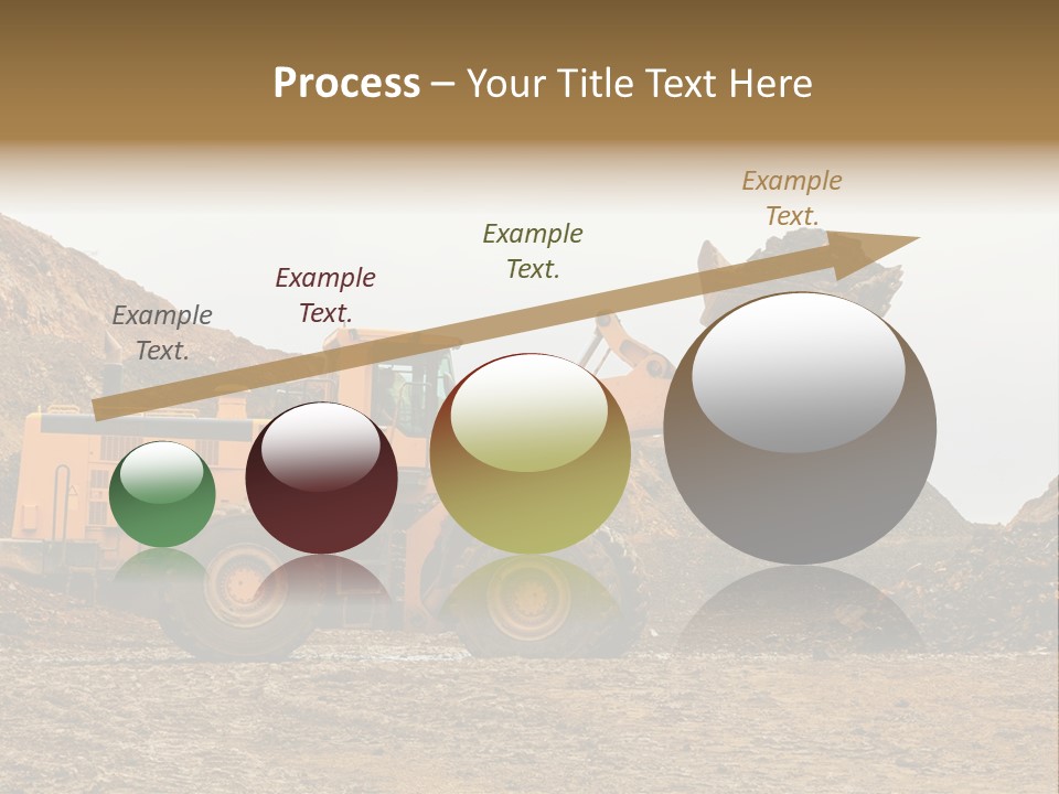 Layer Mountain Extraction PowerPoint Template