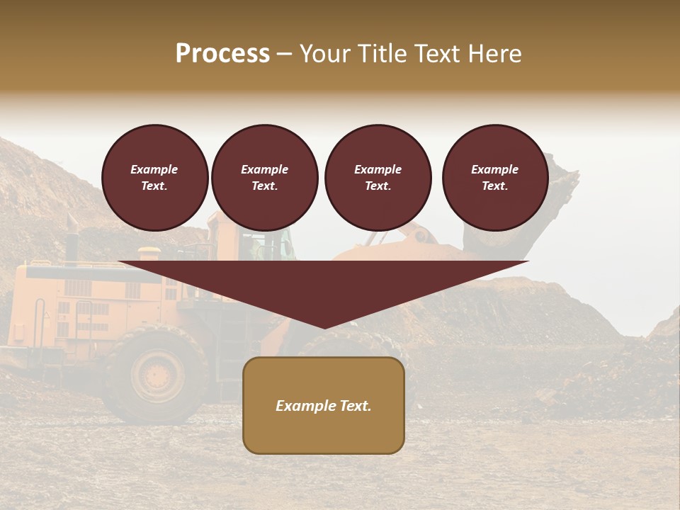 Layer Mountain Extraction PowerPoint Template