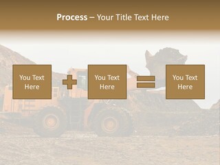 Layer Mountain Extraction PowerPoint Template