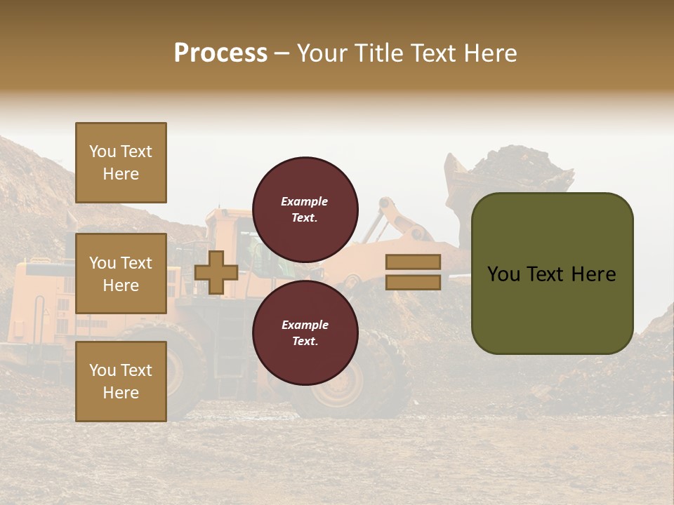 Layer Mountain Extraction PowerPoint Template