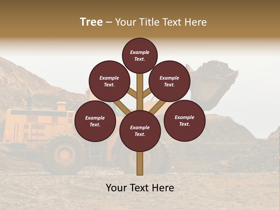 Layer Mountain Extraction PowerPoint Template
