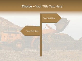 Layer Mountain Extraction PowerPoint Template