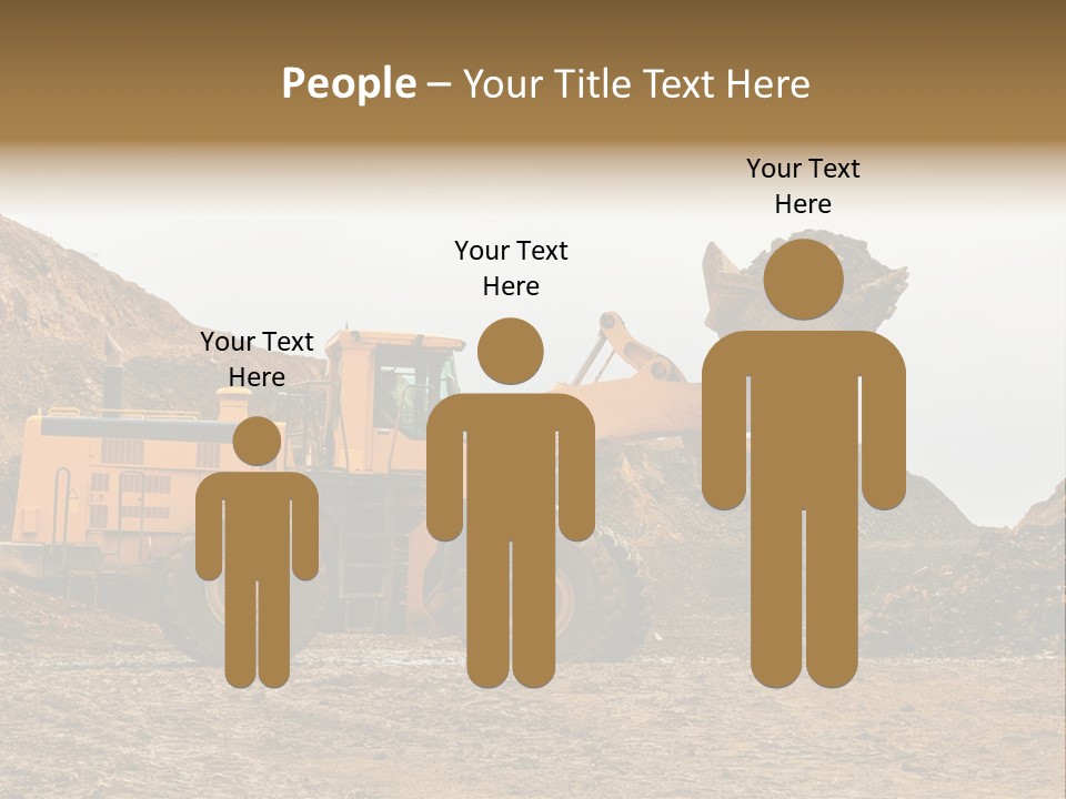 Layer Mountain Extraction PowerPoint Template