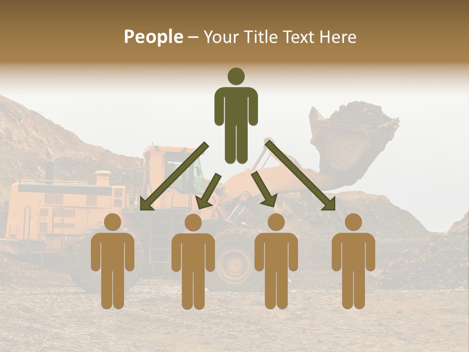 Layer Mountain Extraction PowerPoint Template