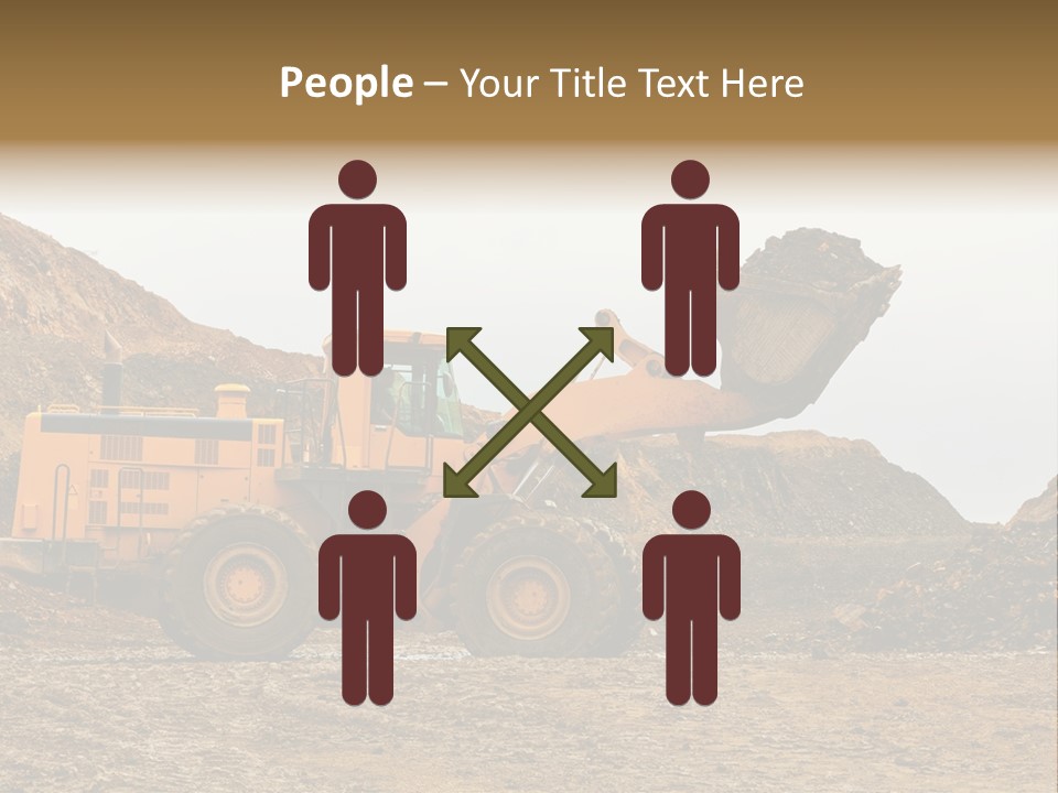 Layer Mountain Extraction PowerPoint Template