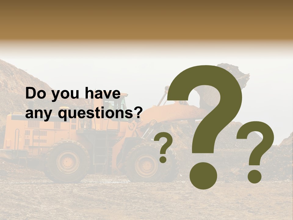 Layer Mountain Extraction PowerPoint Template