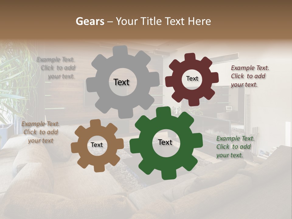 Home Domestic Stylish PowerPoint Template