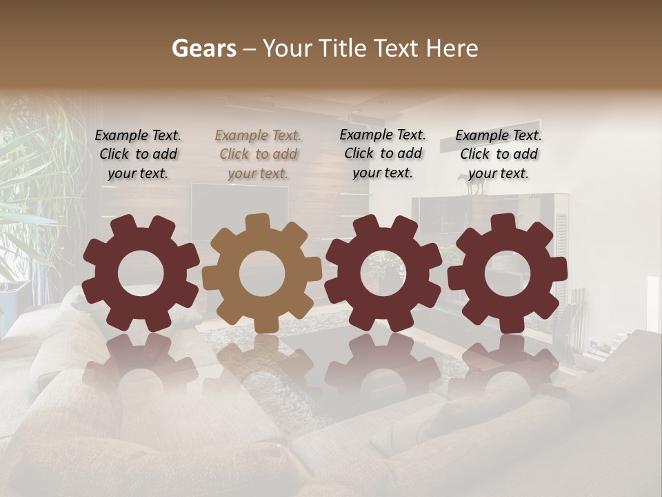 Home Domestic Stylish PowerPoint Template