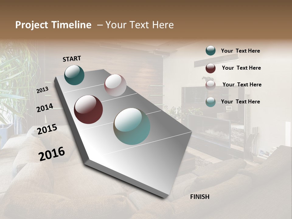 Home Domestic Stylish PowerPoint Template