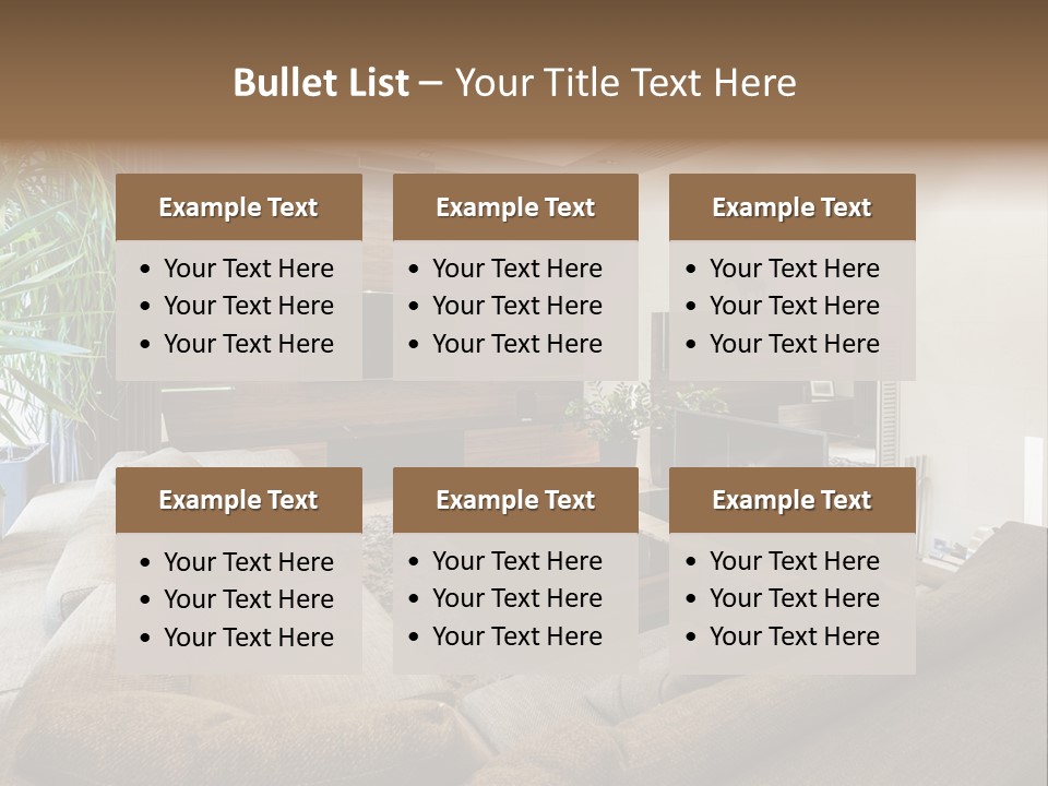Home Domestic Stylish PowerPoint Template